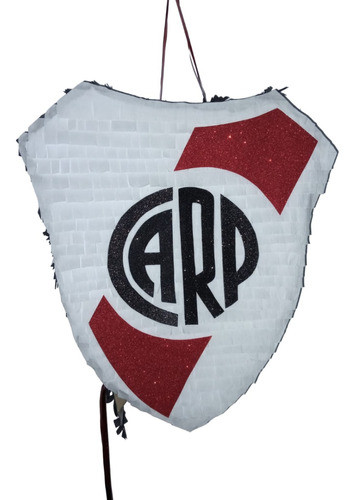 Piñata Escudo River Plate Futbol Medida Aprox 50 Cm 0