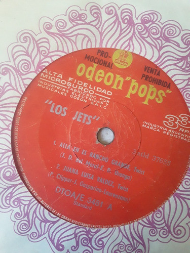 Los Jets - Chin Chin Cocodrilo - Single Vinilo Promo Kktus 1