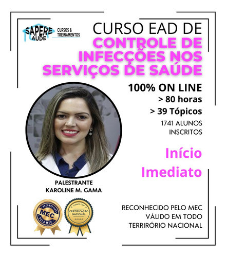 Curso Ead Controle De Infecções Nos Serviços De Saúde 1