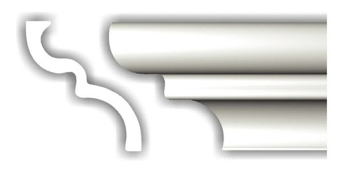 Moldura De Poliestileno Cielorraso Bliss Bf-80 Oferta 0