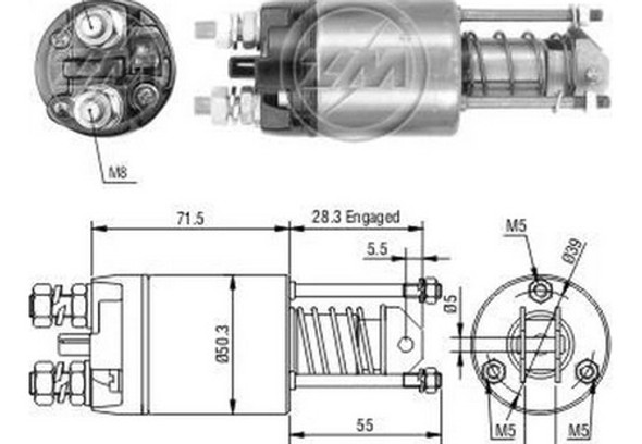 Solenoide O Automatico De Arranque Zm 651 0