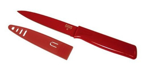Kuhn Rikon Colori Cuchillo De Uso General 5 Pulgadas Rojo 0