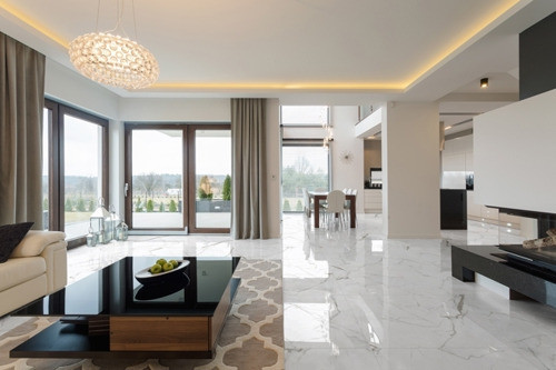 Porcelanato Calacata 63x120 Delta Polido Esmaltado Retificad 1