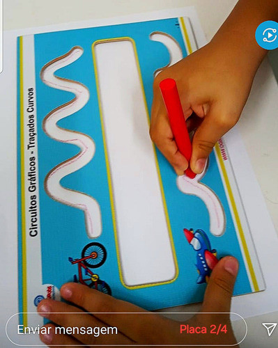 Brinquedo Pedagógico - Circuitos Sensoriais Para Grafia 1