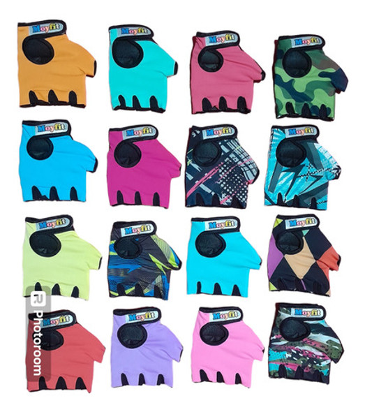 Guantes Gym Abrojo Fitness Deportivo Kit Mayorista 15 Unid 0