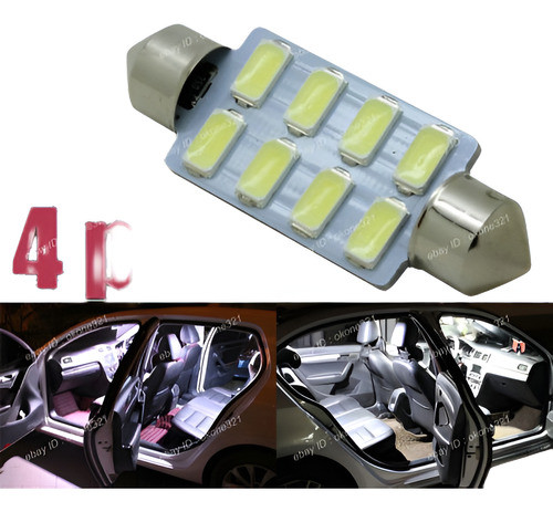4-pc 5730 Led Super Blanco Interior Dentro De La Cúpula Luz 0