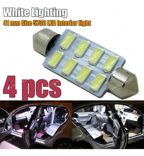 4-pc 5730 Led Super Blanco Interior Dentro De La Cúpula Luz 1