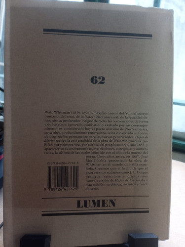 Hojas De Hierba Walt Whitman E51 1