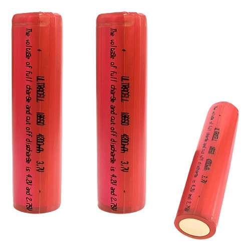 4200mah 2 X 18650 3.7v Li-ion Recargable Protegida Ultracell 0