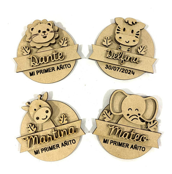 Souvenirs Animales Del Bosque Detalles 3d - Especial Oferta! 1