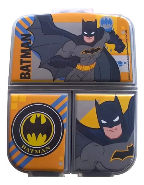 Caja Lunchera Hermetico Divisiones Batman Dc 0