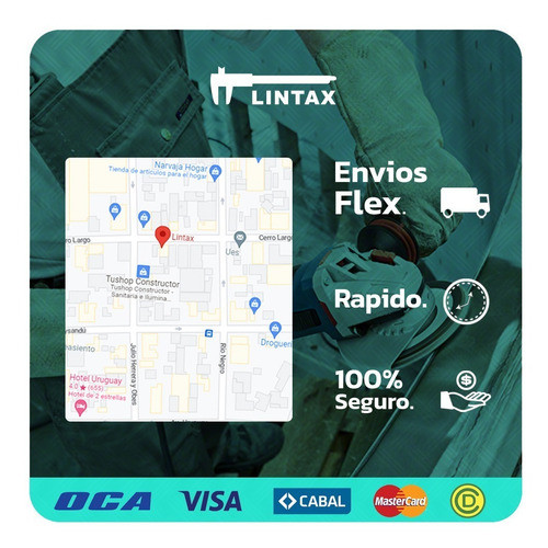 Cinta Métrica Para Agrimensor 15 Metros - Lintax 1