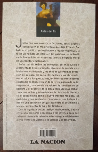 Antes Del Fín - Ernesto Sabato 1 Antes Del Fín - Ernesto Sabato 1