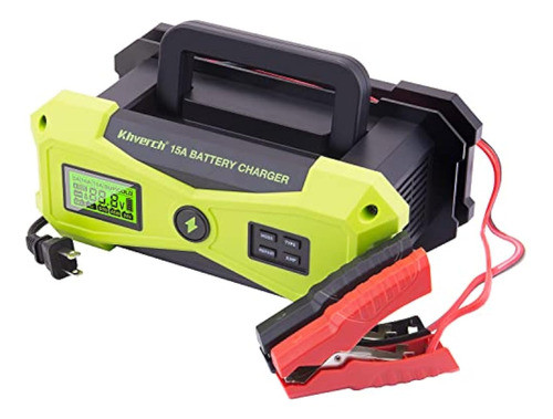 Kinverch Cargador De Batería De Coche De 2/10/15a, 0