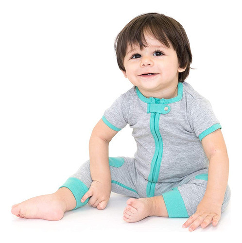 Bebé Deedee Manga Corta Algodón 1 Pieza Pijama Rompe Sin Pie 0