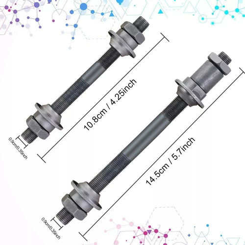 Ejes Hueco De Rueda Delantero Y Trasero Oferta Timalo 1