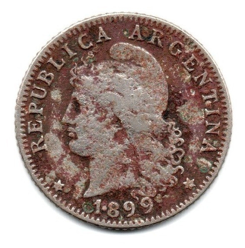 Moneda Argentina Niquel 20 Centavos Año 1899 La Mas Dificil 0