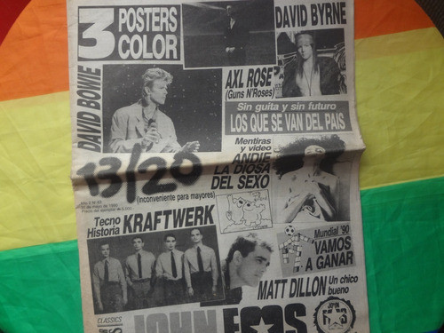 Revista 13/20 1990 Patricio Rey Kraftwert Irse De Argentina 0