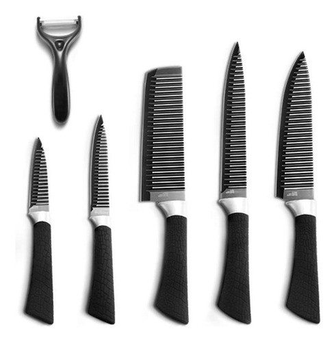 Kit 6 Peças Facas Churrasco 1