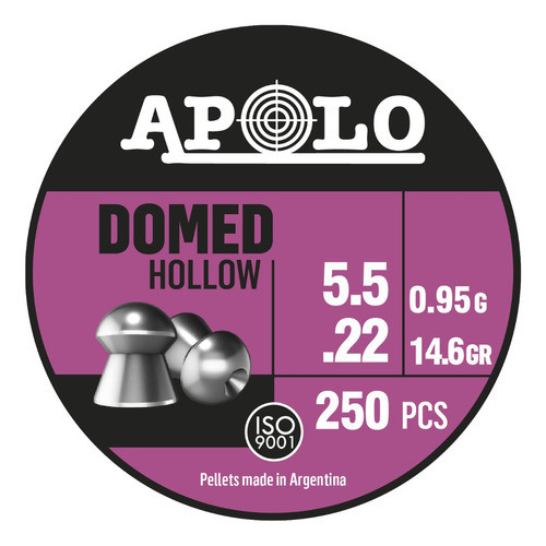 Balines Apolo Domed Hollow 5.5 Lata X 750 Aire Comprimido 0