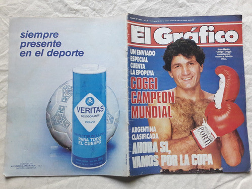 El Gráfico Nº 3535 Coggi Campeón Mundial - Menotti Argentina 0
