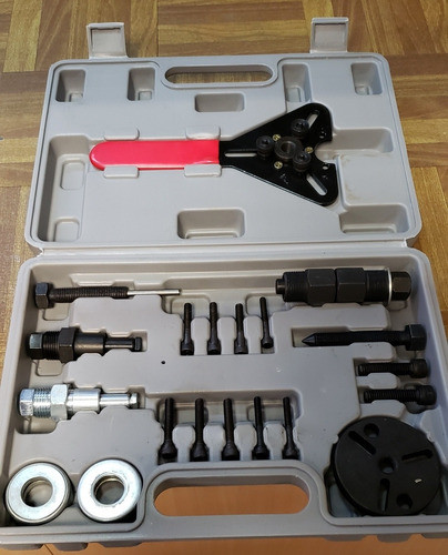 Kit Fijador Y Extractor De Plato Compresor De Aire Automotor 0