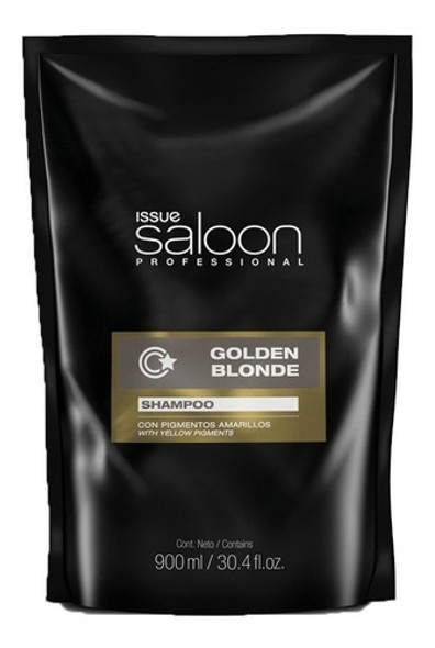 6 Shampoo Issue Golden Blonde Matizador Cabello Dorado 900ml 1