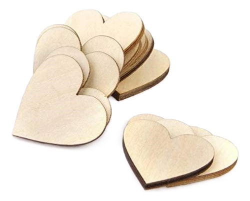 Corazon 14cm Corte Figura Madera Fibrofacil Mdf 3mm Adorno 0
