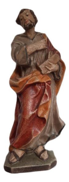 B. Antigo - Imagem Sacra Italiana Madeira São José Operário 0