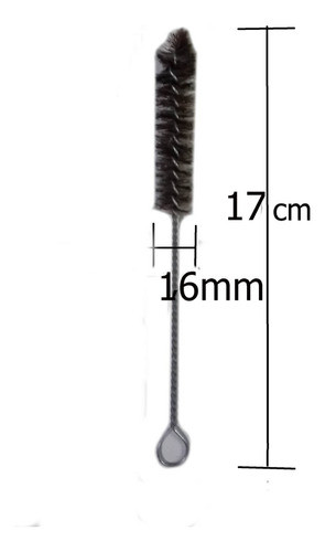 Cepillo Limpia Tubo De Ensayo Laboratorio 10ml X10u 1