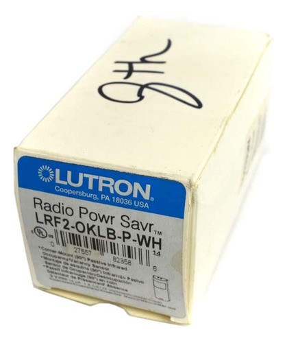 Lutron Lrf2-oklb-p-wh Radio Powr Savr Sensor De Ocupación In 0