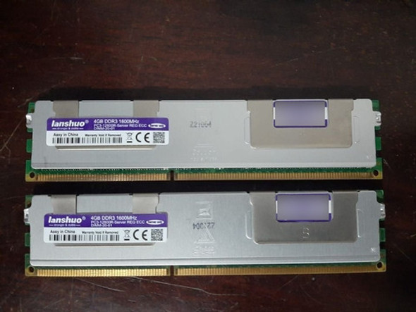 Memoria Ram Ddr3 1600mhz Ecc 8gb 2x4gb 0
