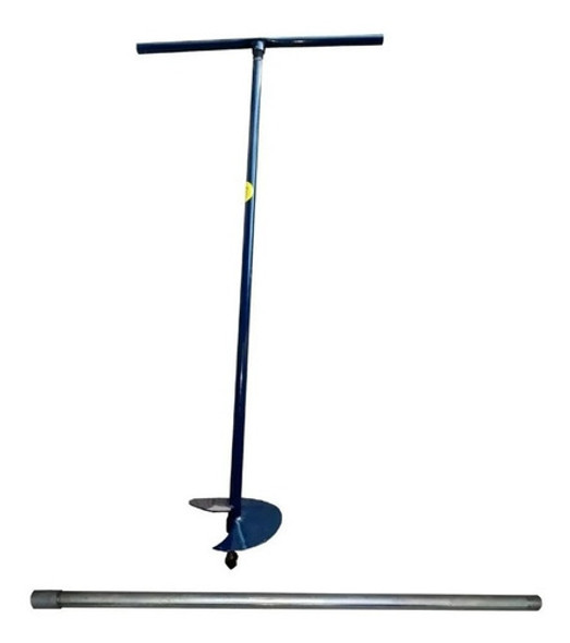 Pala Hoyera Barreno 30  Cm Reforzada Pilotines + 5 Alargues 0 Pala Hoyera Barreno 30  Cm Reforzada Pilotines + 5 Alargues 0