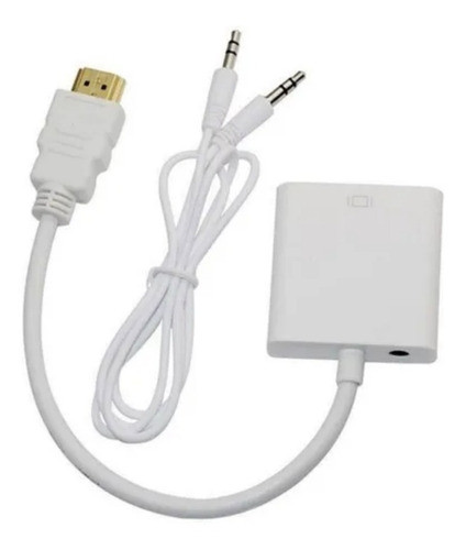 Cable Adaptador Hd A Vga Conversor Hd Vga Con Audio 0