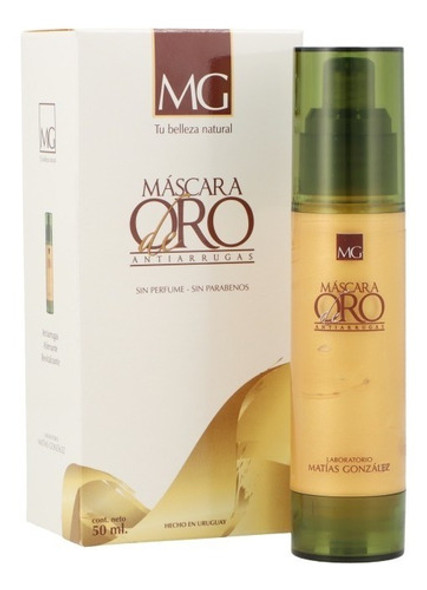 Máscara De Oro Anti Arrugas Afirmante Matías González 0 Máscara De Oro Anti Arrugas Afirmante Matías González 0