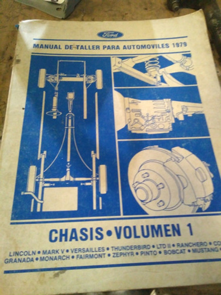 Manual De Taller Para Automoviles Ford Año 1979 Volumen 1 0