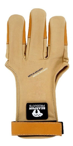Guantes Bearpaw Para Tiro Con Arco Arqueria Cuero Talle M 0
