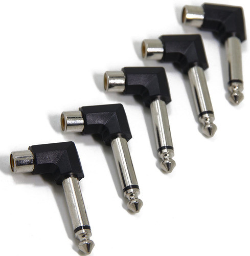 Adaptador Ancable Ts Macho A Hembra De 1/4 In, 5 Pack 0