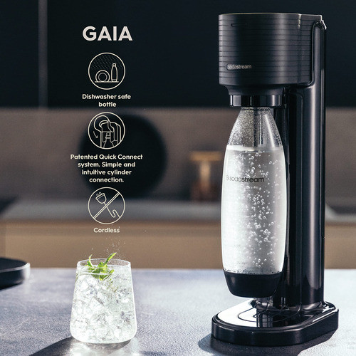 Sodastream Gaia Sparkling Water Maker Negro 1