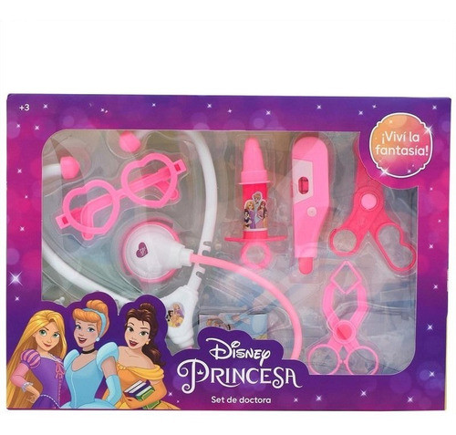 Set De Doctora Princesas 31x24x4cm Infantil Sebigus 2914 0