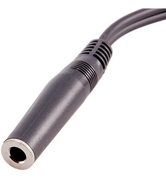 Seismic Audio Sa-y13 6  1/4  Ts Hembra A Dual Rca Macho Y-sp 1