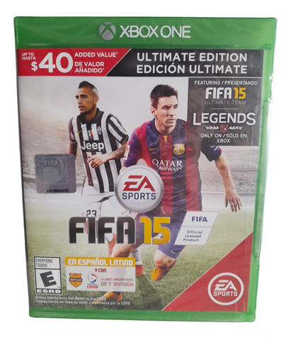 Fifa 15 Legends Xbox One - Cd Físico Sellado - Mastermarket 0