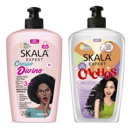 Skala Mais Cachos Gel + Crema De Peinar 3en1 Crespo D 250g 0