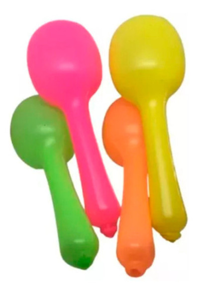 Maracas Redondas Fluo Cotillon Carioca Pack X 25 Un 1 Maracas Redondas Fluo Cotillon Carioca Pack X 25 Un 1