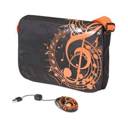 Bolso + Mouse Notebook Klip Xtreme Groovy Expressions Retro 0
