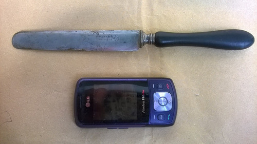 Excelente Antiguo Cuchillo Sabatier.rue St Honroe.84 Paris 0