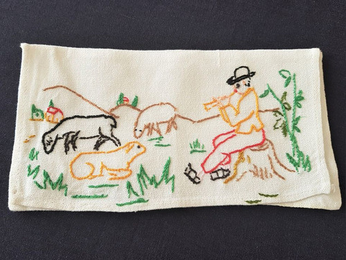 Impresionante Sobre Para Pañuelos Bordado A Mano 0