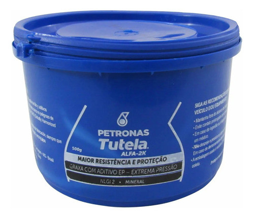 Graxa Tutela Petronas Nlgi 2 Mineral 500gr Tutela Alfa 2-k 0