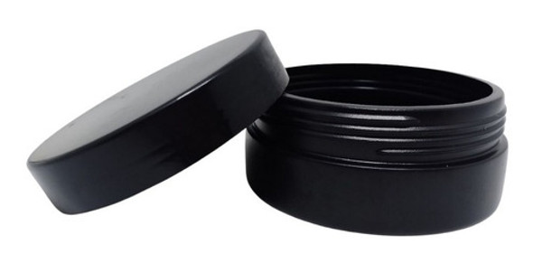 Potes Plásticos Pretos 100g  - Com 20 Pçs 0