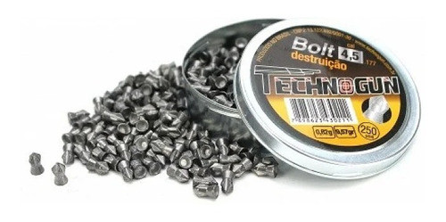 Chumbinho Technogun Bolt C/ 250und 4,5mm 0